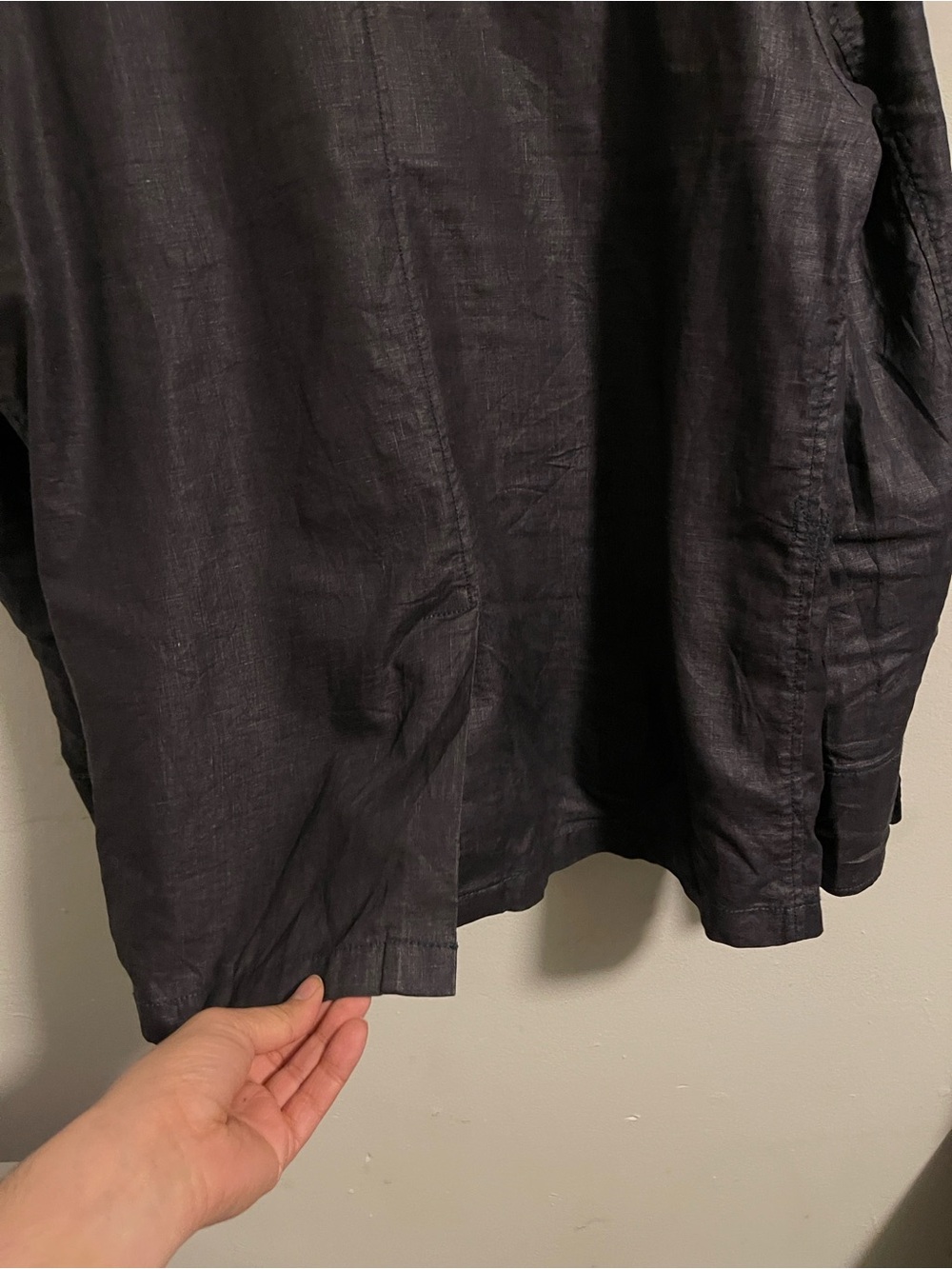 Adolfo Dominguez 100% linen Men's Dark Navy Casual Jacket from Japan ๐ฏ๐ต - Picture 10 of 10